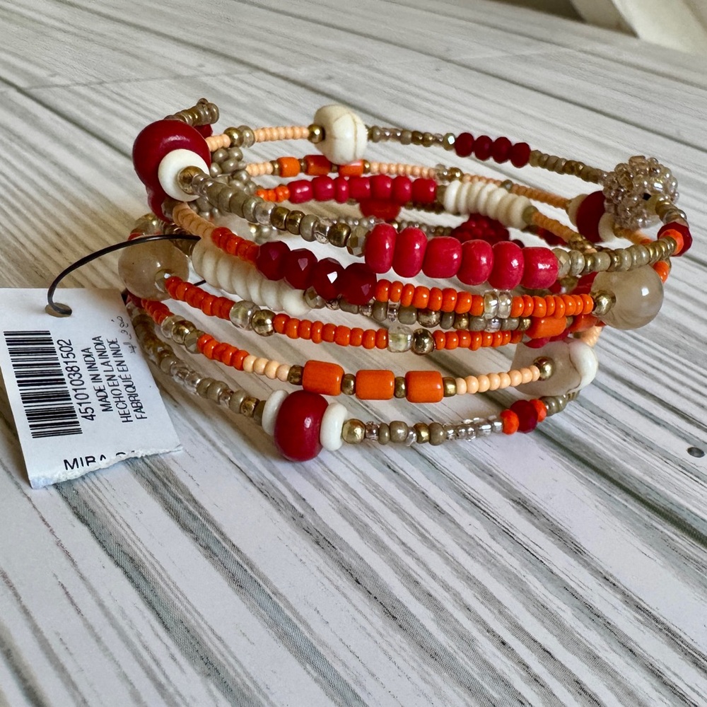 Colorful Beaded Bracelet Set - Picture 4 of 5